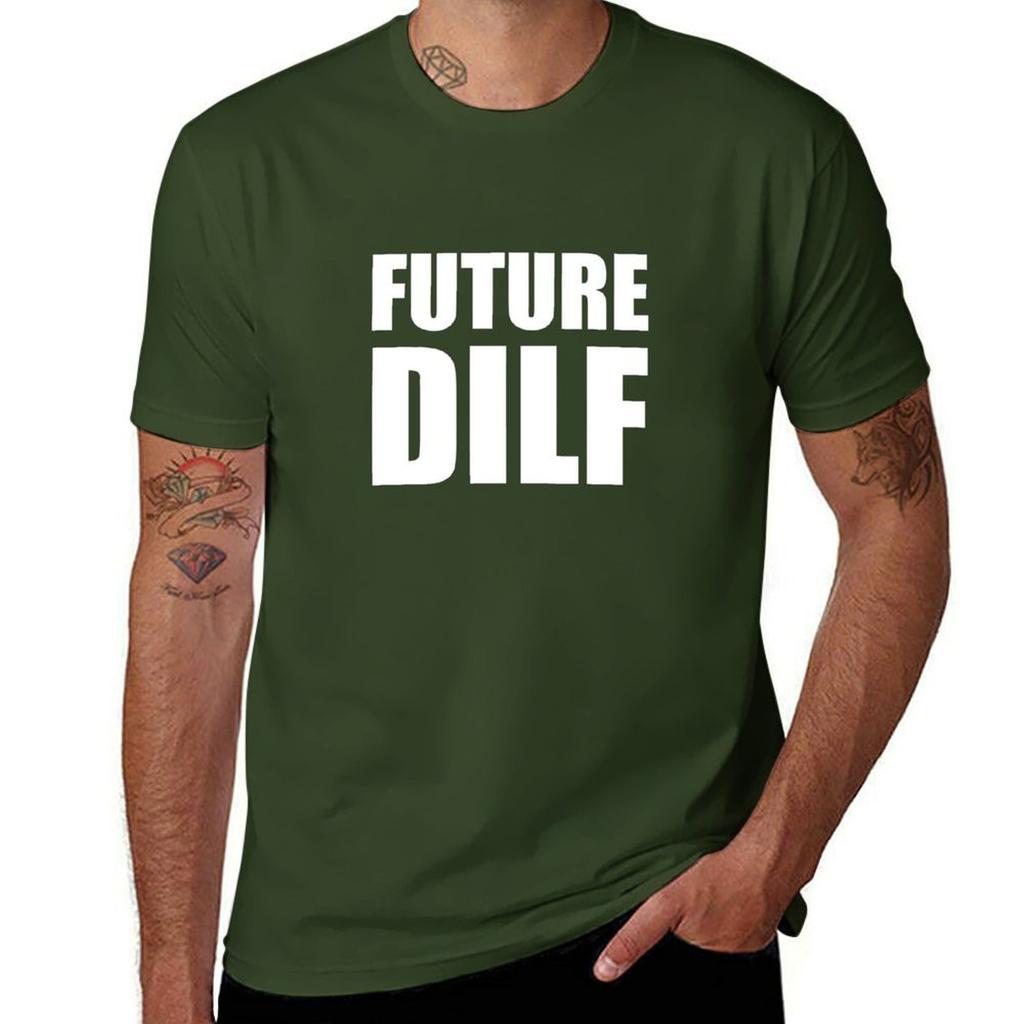Future DILF T-Shirt Plus Sizes Summer Top Tshirts for Men