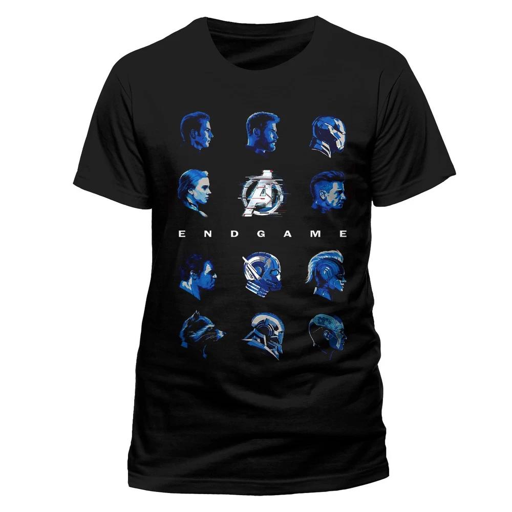 Avengers End Game Head Profiles Iron Unisex Thor Unisexs TShirt Unisexs L