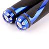 evomosa Motorcycle Clip Universal Bar End Grip End Bar Spiral Grip Aluminum Universal 22.2mm