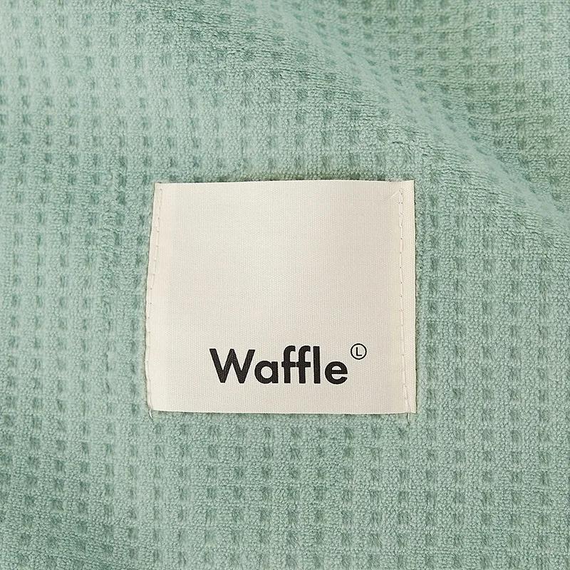 Nowy Waflowy Aksamitny Koc Gładki Czysty Kolor Zagęszczony Ciepły Mleczny Włókno Relaksacyjny Mały Koc