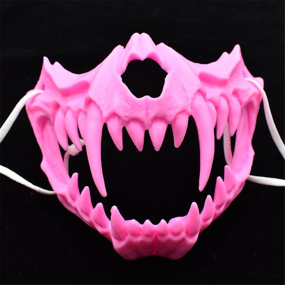 

Яркая маска из розовой смолы «Тигр» для уникального косплея и праздничных торжеств в течение года.