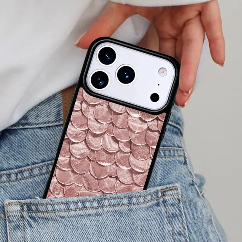 Love Rose Gold Style Soft Phone Case for iPhone 17ProMax 12 13 14 15 16e 17 Pro Max Plus Air Cover