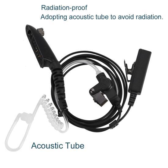 4ft Radiační vysílačka Sluchátko PTT s akustickou trubicí pro Motorola