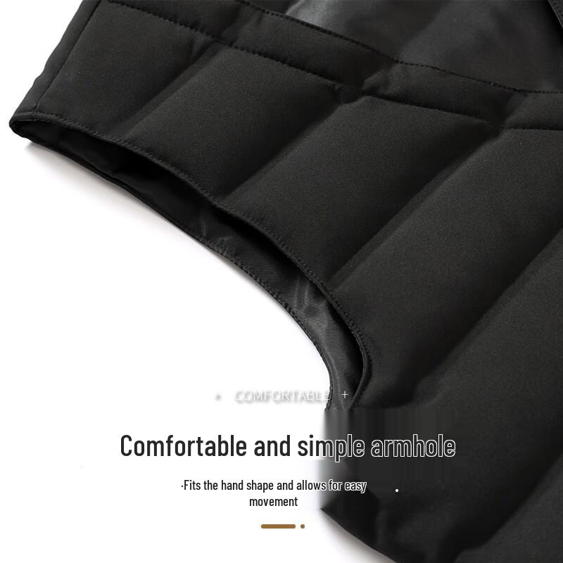 Herren V-Ausschnitt Daunenweste