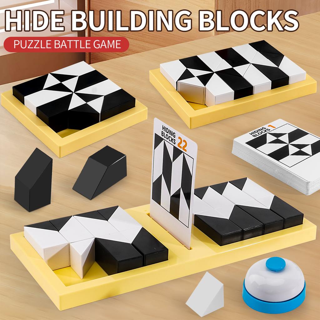 Puzzle Hidden Block Puzzle Toys Cultivate Children's Spatial Imagination Ability Parent-Child Interactive Board Game