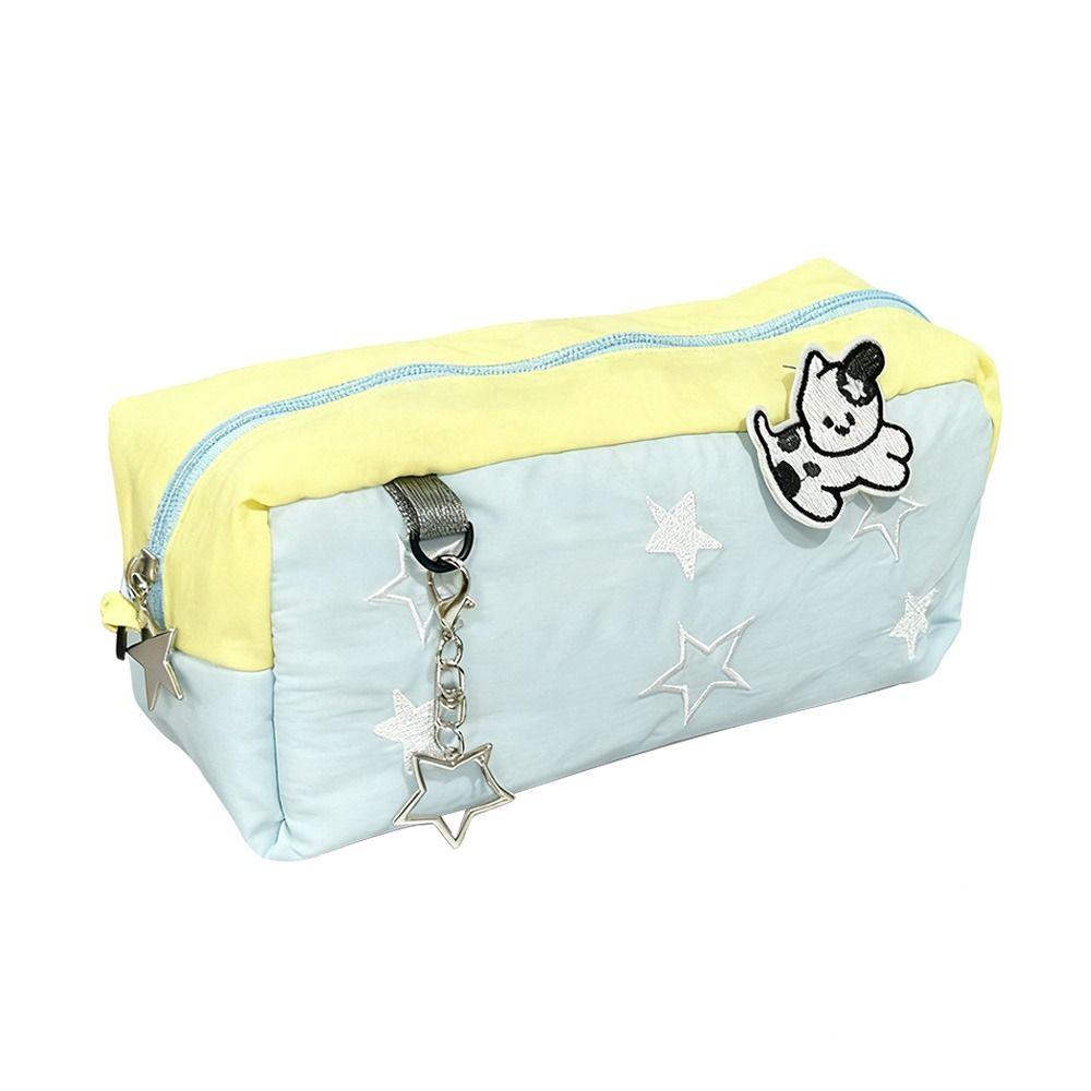 Fresh Color Pencil Case Star Stationery Organizer Creative Pen Box  School Office