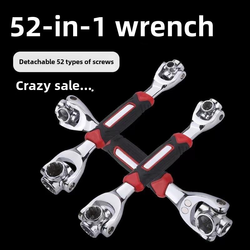

Multifunctional 52-in-1 Universal Socket Wrench with 360° Rotating Multi-Head
