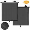 Side Window Car Roller Shades Baby Sun Shield Cover Roll Black 40*60cm