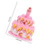 Pretend Play Birthday Cake Toy Early Education with Light Pretend Play Set Kawaii Role Play Princess Tea Time Toy Children's Toy