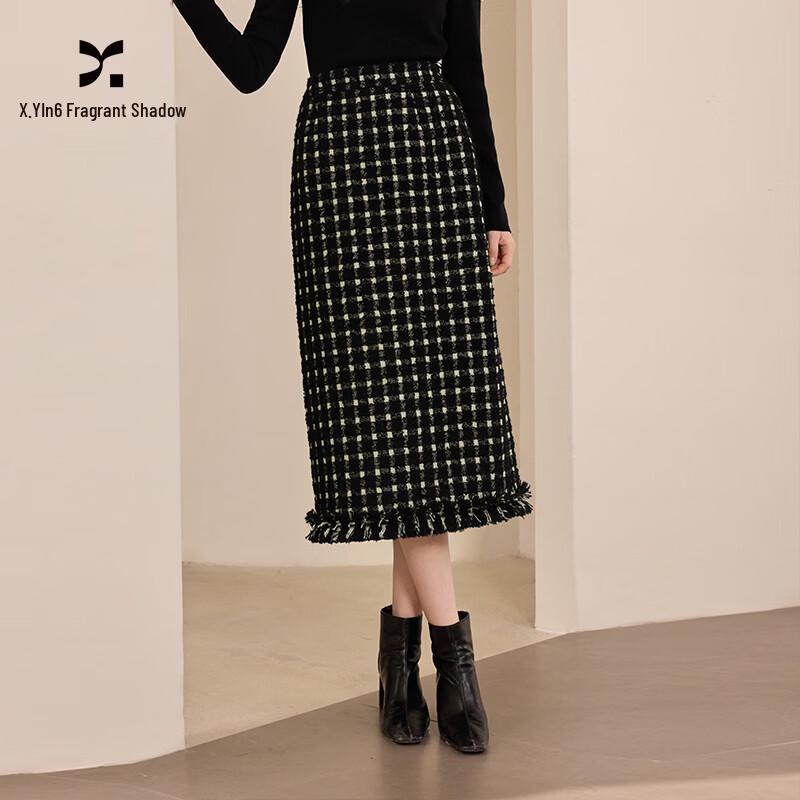 Xiangying Women s Plaid Two-Piece Set M