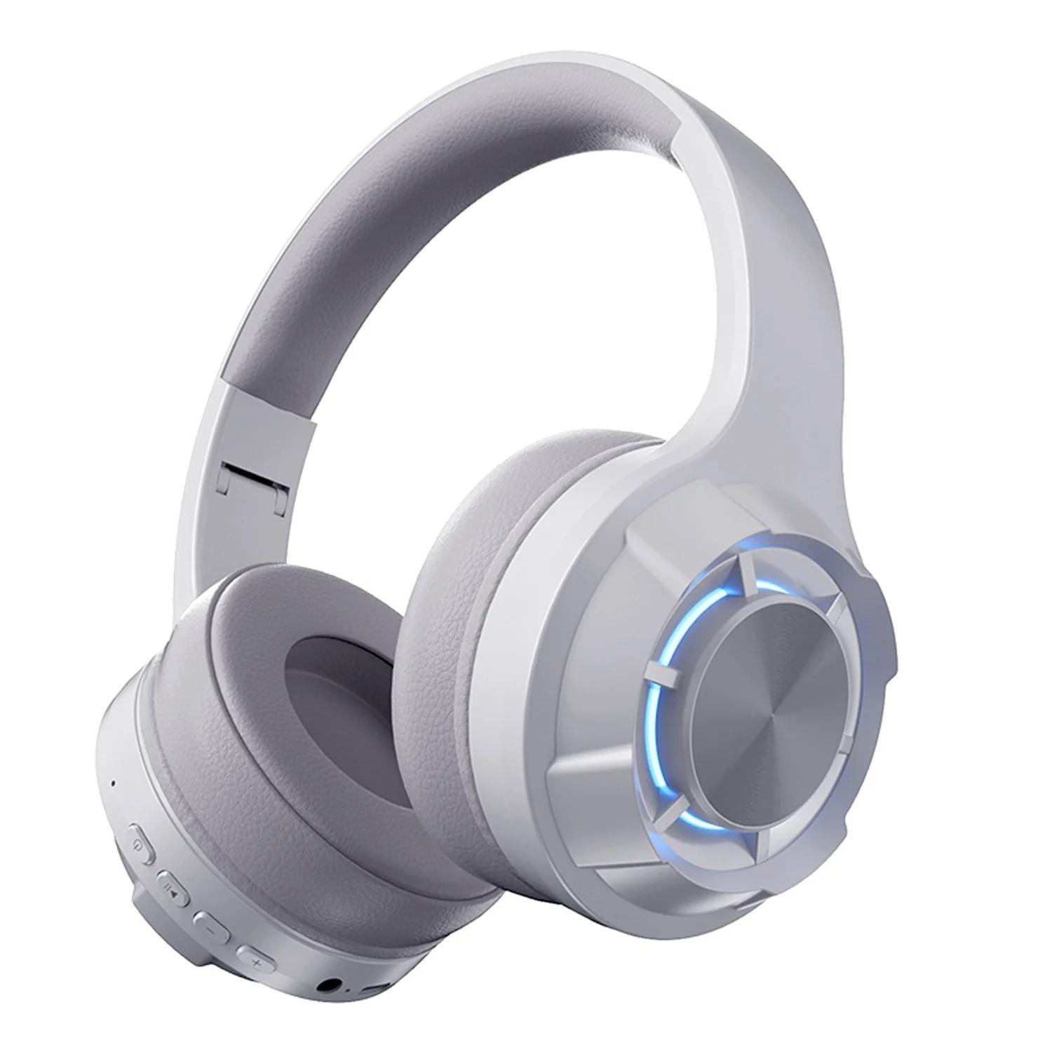 

Наушники Bluetooth с функцией активного шумоподавления, беспроводные наушники с микрофоном для дома, офиса, мобильного телефона, ПК и т. д. Bluetooth 5.3 серый