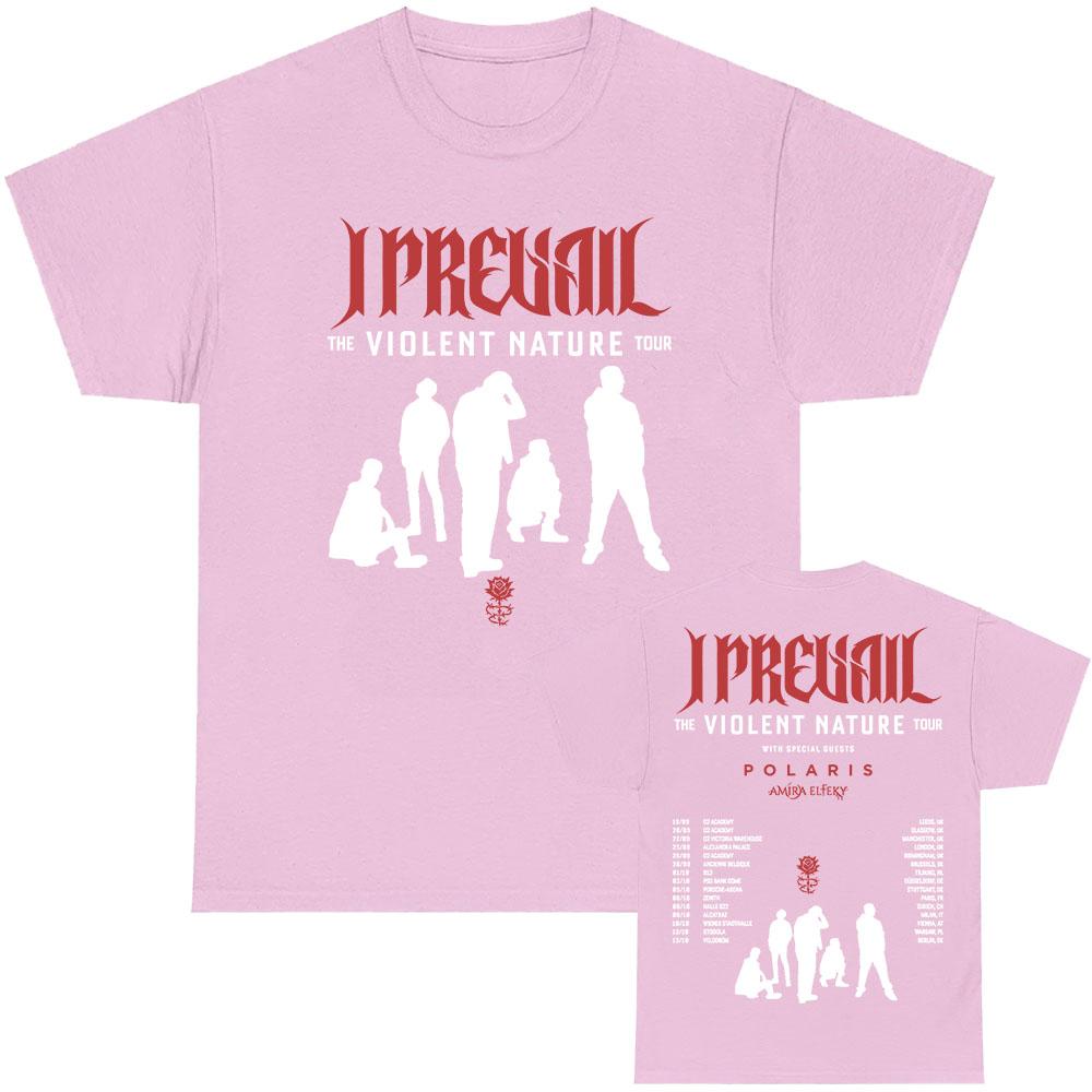 

The VIOLENT NATURE Tour 2026 T-SHIRT I Prevail Punk Band Tshirts Unisex Streetwear Hip Hop Loose Fashion T Shirt Print Tees XXL
