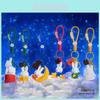 Miffy Night Party Keychain With Resin Material And Cute Cartoon Design For Gift Lovers
