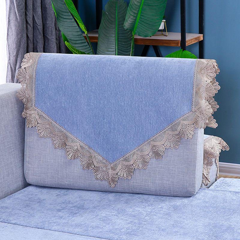 

Полотенце для дивана, подушка для дивана, полностью закрывающий тканевый чехол для дивана, полотенце для спинки, универсальное полотенце для подлокотника, шенилловый чехол, полотенце для спинки Grey Rectangular hand towel 70 wide 50cm