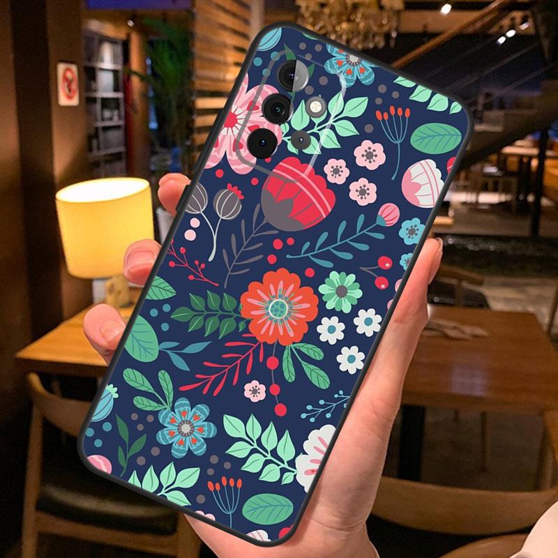 Floral Charm Secret Garden Case For Samsung Galaxy A26 A16 A06 A55 A35 A15 A32 A12 A22 A52 A54 A34 A14 A56 A36 A13 A53