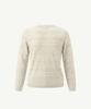 Diale Choir Linen V-Neck Knit - Ivory