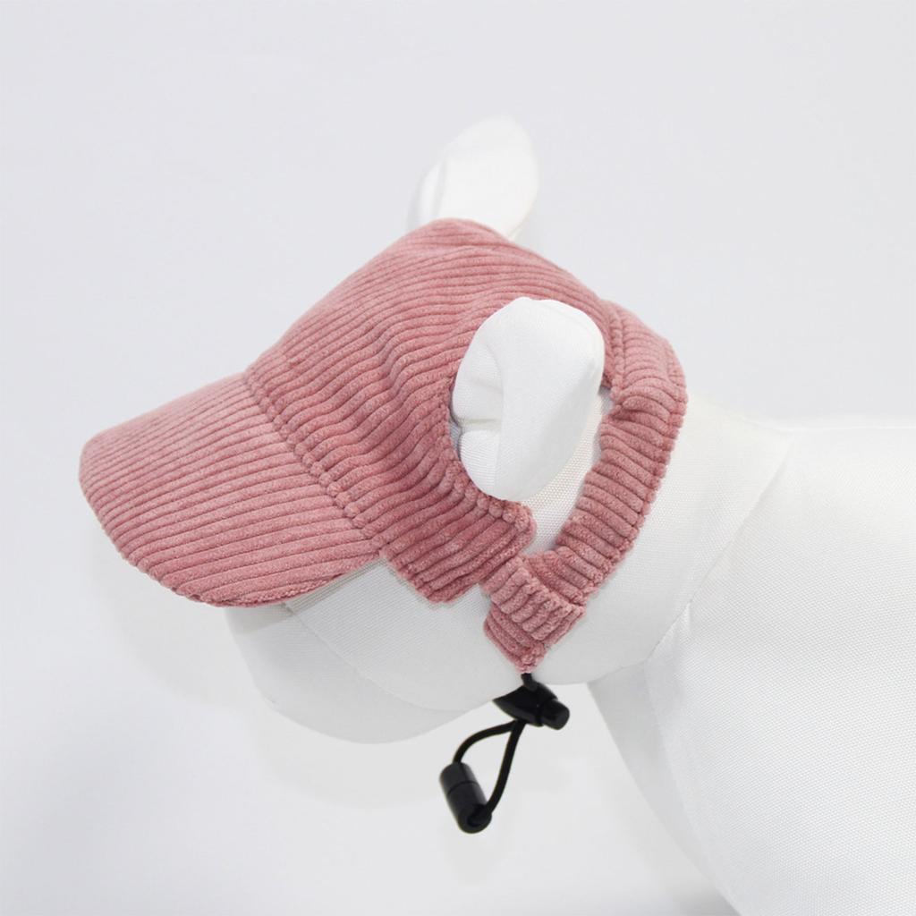 Pet Baseball Caps Dogs Cat Sports Visor Hat with Elastic Chin Strap Versatile Pet Ridding Hat for Traveling Reusable