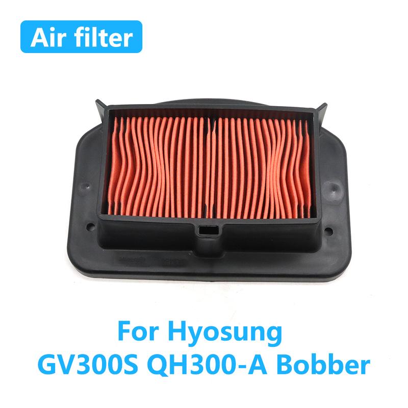 For Hyosung GV300S QH300-A Bobber GV 300S QH300 Motorcycle Air Filter Engine Intake Cleaner Element Replacement