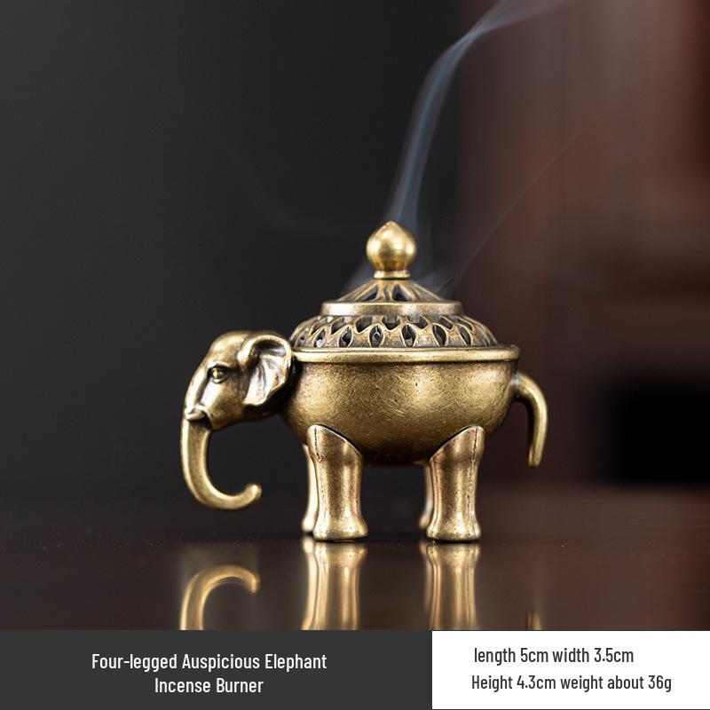 Creative Alloy Mini Indoor Incense Burner - Perfect for Homes, Hotels, and Small Decorative Spaces
