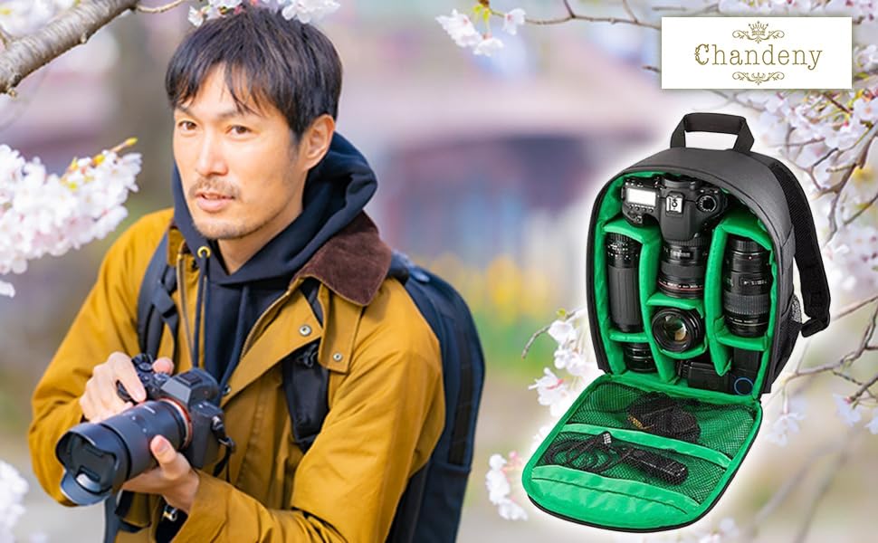 Camera Bag for DSLR and Mirrorless Outdoor and Red [Shandini] Backpack-style Cameras, Activities, Travel, Hiking,