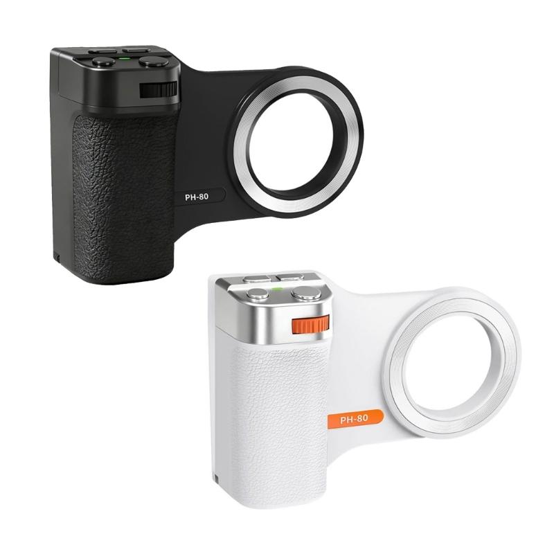 Universal Magnetic Phone Camera Grip Smartphone Handle With Built In Battery And Wireless Shutter Release Button