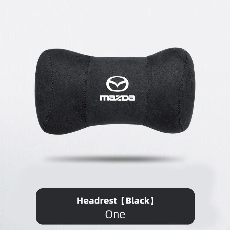 High Quality Suede Car Headrest Auto Seat Neck Soft Pillow For Mazda Speed 2 3 5 6 Atenza CX80 CX70 CX90 CX3 CX5 CX8 MX30 CX60