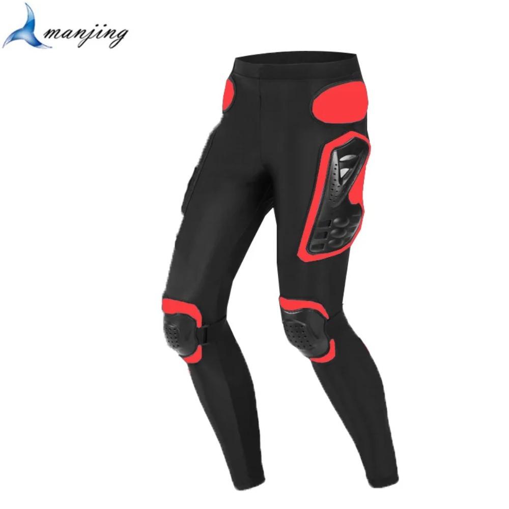Motorcycle Armor Pants Waistline Motocross Dirt Bike ATV Protective Gear with Knee Guard Leg Protection for Skateboard