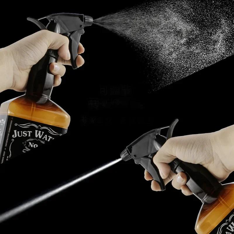 650/600ML High Pressure Continuous Spray Bottle Hair Care Water Replenishing Spray Bottles Separate Bottle Press Mist Sprayer