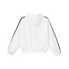 Adidas Lightweight Casual Hooded Loose Jacket Women Jackets White JZ2161