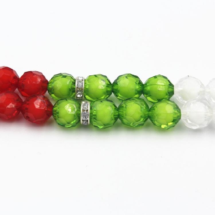10mm Gebetsperlen Islam Zähler 33 Fingerperlen Muslimisches Rosenkranz Religiöser Schmuck