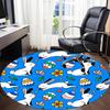 1pc Bunny Hop Chair Carpet for Office, Non-slip, Soft and Durable Office Rug, Perfect for Office Yy260127112