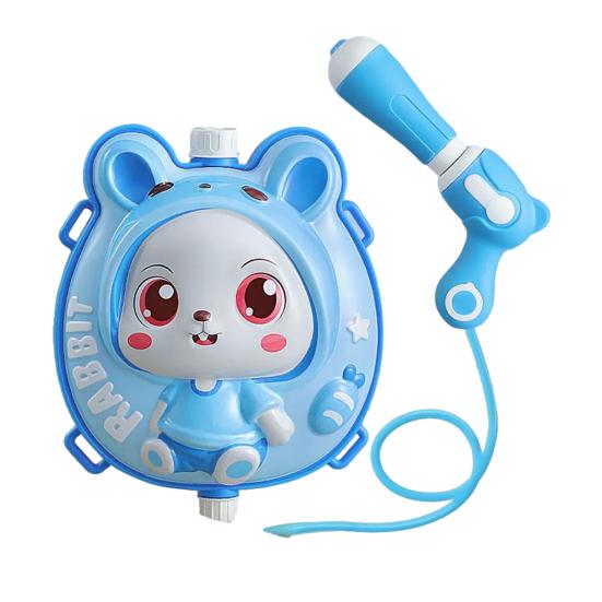 Backpack Water Squirter Toy Cute Animal Design 2000ml Soaker Sprayer Push-Pull Action Water Toy for Kids Outdoor Pool Beach Backyard Fun