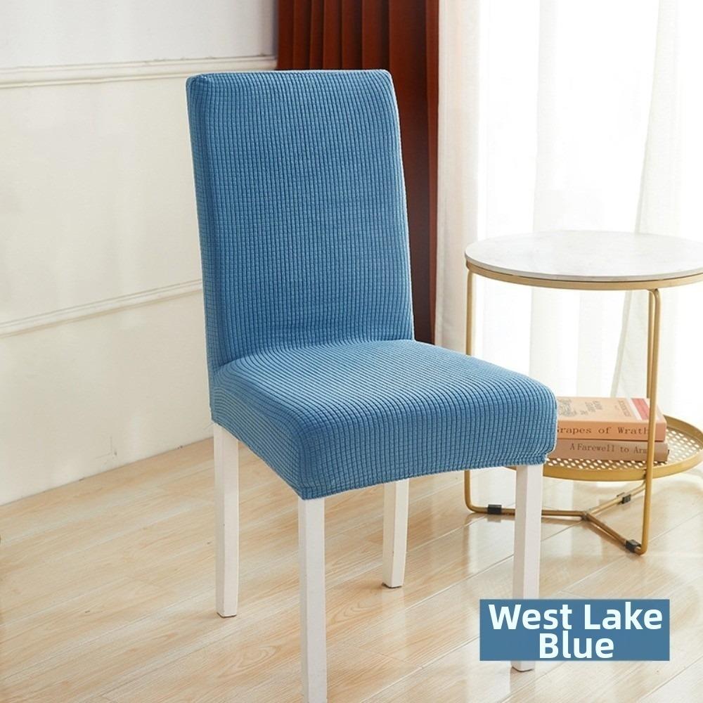 Universal Dining Table Chair Cover High Elastic Chair Dustproof Cover  for Dining Room Home Decor
