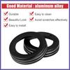 4 pcs Black Aluminum Alloy Center Control Ring Knob Cover for Chevrolet Camaro