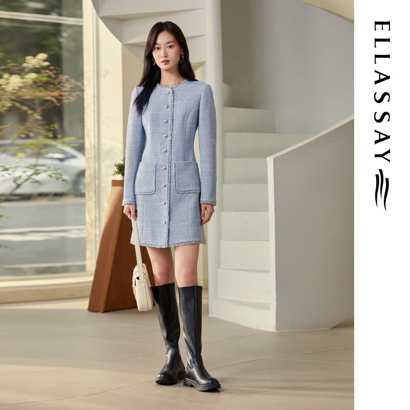 ELLASSAY 2025 Autumn EWB363Y01400 Cotton Blend Long-Sleeve Dress