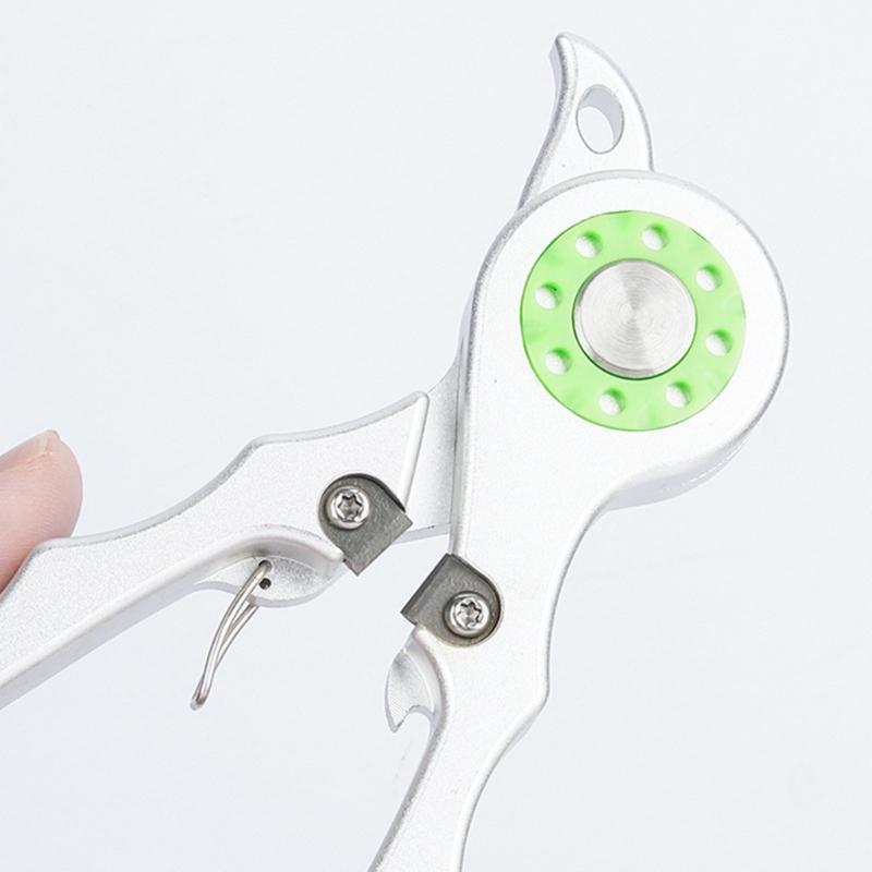 Fish Plier Multifunction Fish Gripper Aluminum Fishing Line Cutter with Safety Lock for Anglers Fishing Tackle