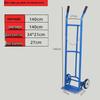 Thickened Oxygen Acetylene Gas Cylinder Hand Truck with Protective Cover and Effort-Saving Design, 40L Capacity.