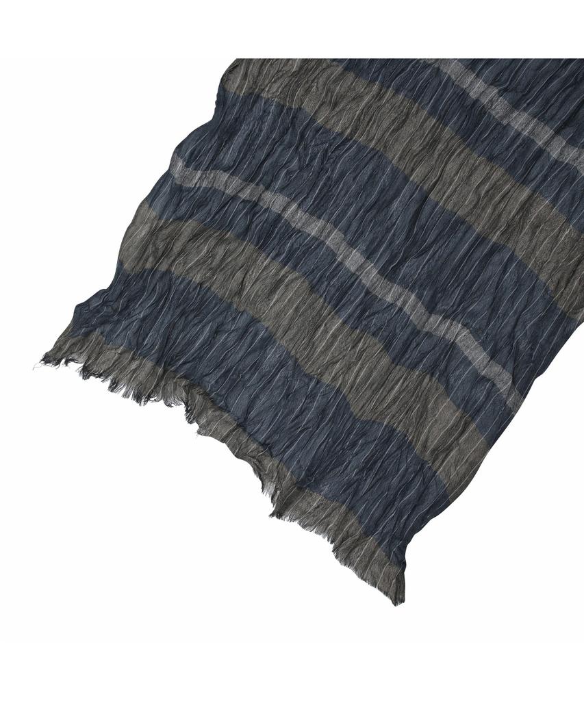 BRENTWOOD Transitional Navy Wrinkle Scarf Beajx26441Nyx