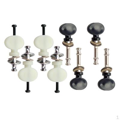 8pcs Ukulele Strings Tuning Pegs DIY Accessory 4L 4R