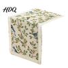 Fringed Edge Table Runner Runner Vintage Floral Printed with Decorative Edges Protects