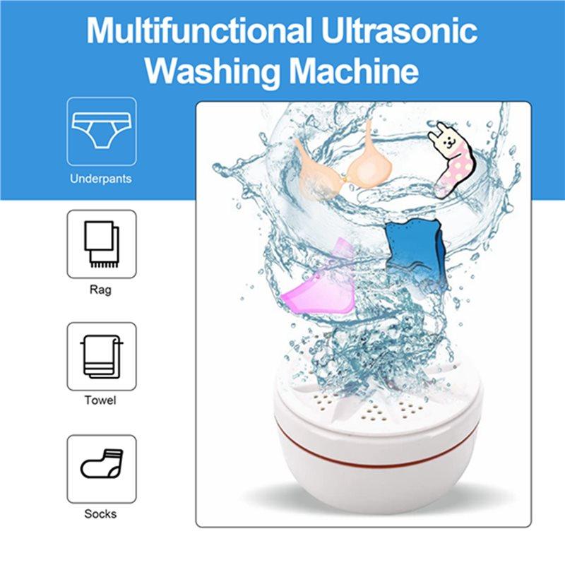 A78E-Portable Mini Washing Machine Suitable Forcamping Can Be Used Towash Socks, Small Rags, Towels