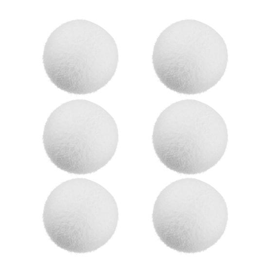 

6 шт. губчатый фильтр-шарики многоразовые для устранения накипи губчатые шарики моющиеся плавающие масляные