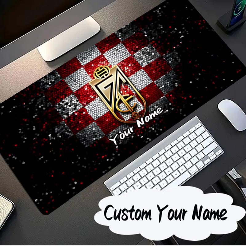 Custom Name Mouse Pad Granada Golden Crest  Mouse Pad, Gaming Mouse Pad, Keyboard Pad, Desk Decor for Computer Notebook Fan Birthday Gift