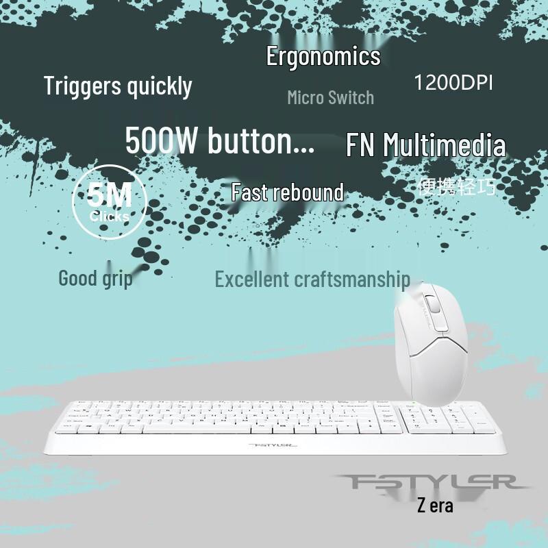 A4TECH F1512 Fly Era Wired Keyboard and Mouse Combo
