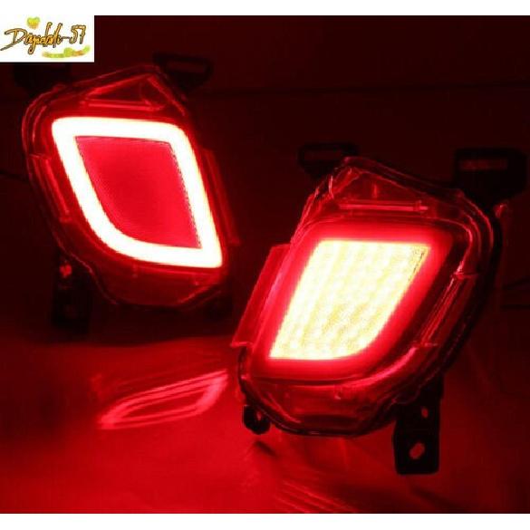 For Toyota Highlander 2015- LED Rear Fog Light Tail Bumper Light Sets 2PCS