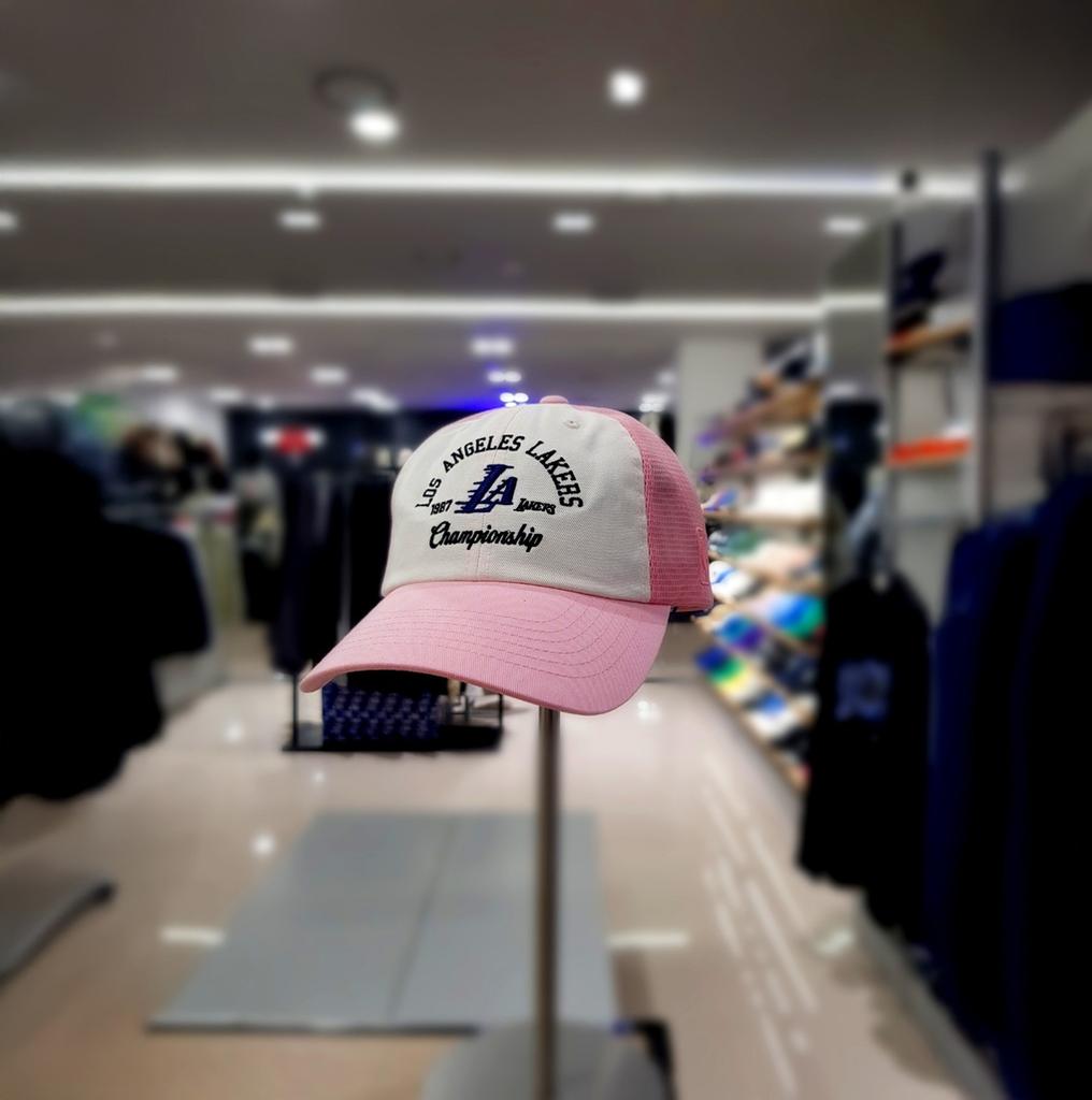 [NBA] Casquette Trucker en Mesh Unisexe LAL Championnat Casquette de Baseball Souple N255AP273P