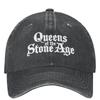 Queens Of The Stone Age Czapki z daszkiem Merch Klasyczne Sprane Dżinsowe metalowa Czapka Dad Unisex Czapki na Trening Czapka