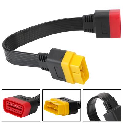 OBD2 Scanner Extended Adapter Car Diagnostic Connectors 16 PIN Male To Female 32cm OBDII Extension Cable OBD2 Cable