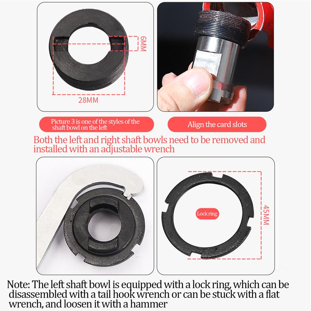 Mountain Bike Old Bottom Bracket Sleeve Electric Bicycle Removal Installation Device