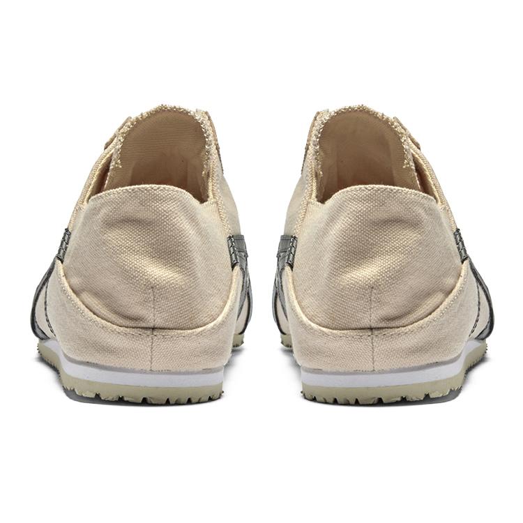 ONITSUKA TIGER Unisex Mexico 66 Paraty Mineral Beige Carrier Grey Canvas Slip-on Sneakers 1183A437-251